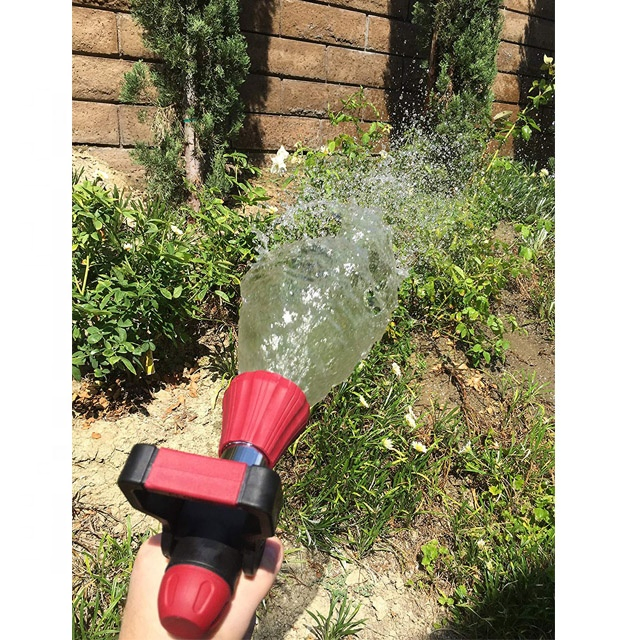 3/4 Inch Inlet, High Pressure Car Wash Firemen Style Gun Sprayer, Heavy Duty Metal Power Watering Attachment