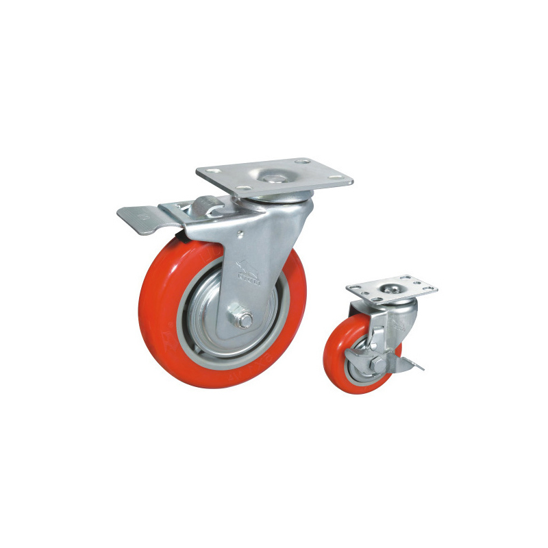 Heavy Duty TPR Fixed Industrial Caster for Smooth Mobility