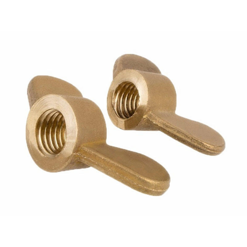 M6 M8 M10 M12 M20 Brass Butterfly Wing Nuts Fasteners Wing Nuts Rounded Wings