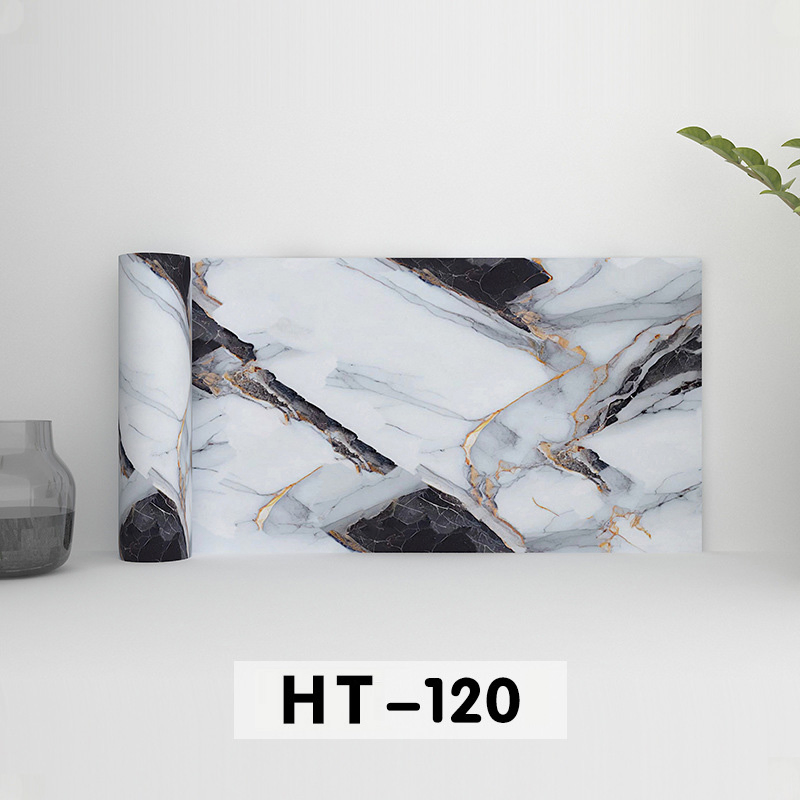 Interior Marble Pet Decorative Film Self Adhesive Foil for Laminate Sheet Furniture Wall Panel