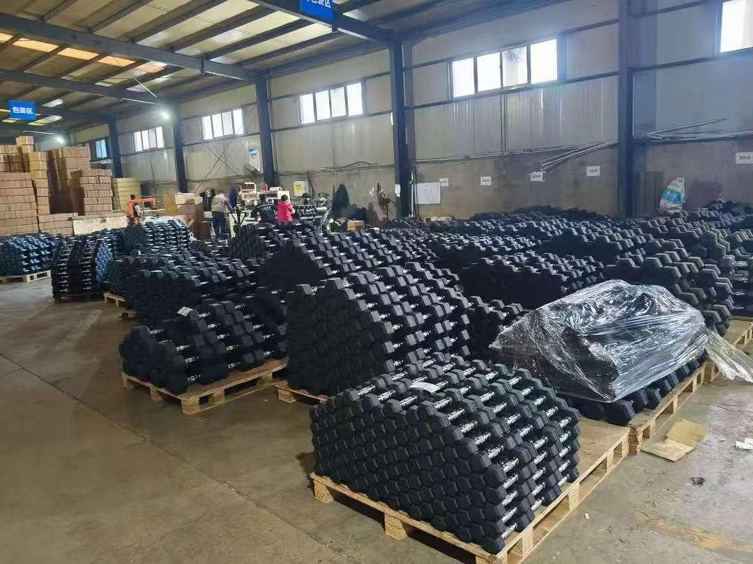 Гантели шестигранные резиновые 10-50 кг качественные для дома