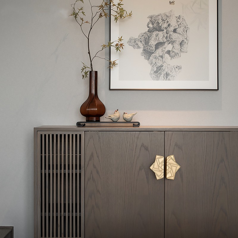 Hot Sale Cupboard Wardrobe Zinc Alloy Satin Nickel Door Handle Furniture Hande