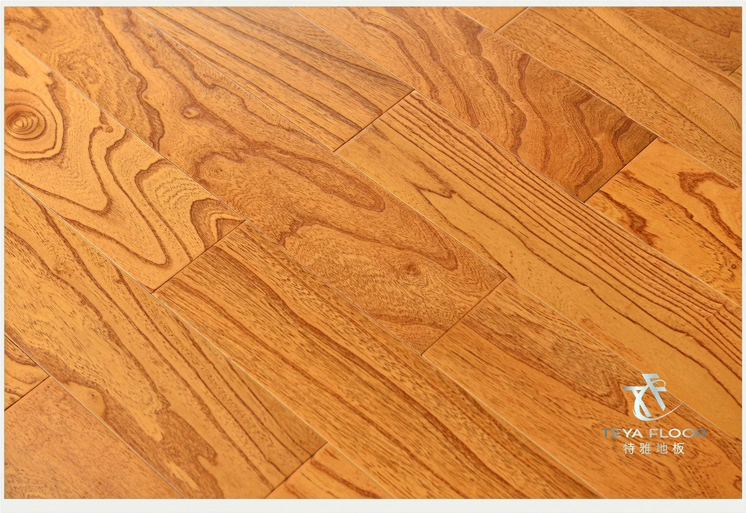Elm Engineered Wood Flooring Embossed, UV Lacquer