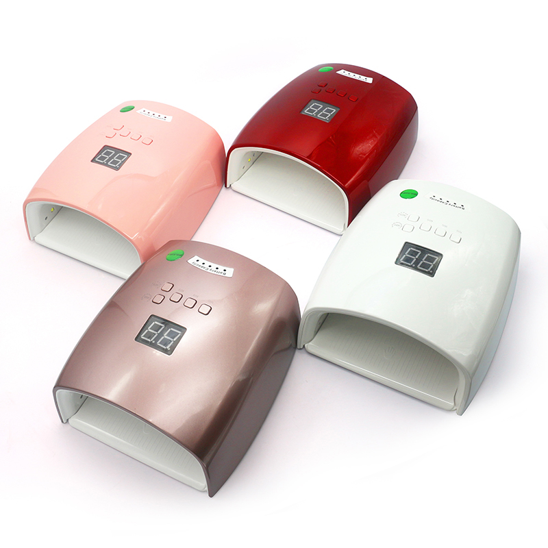 2022 Hot Sell 48W Wireless/Cordless Battery Rechargeable UV LED Nail Lamp
