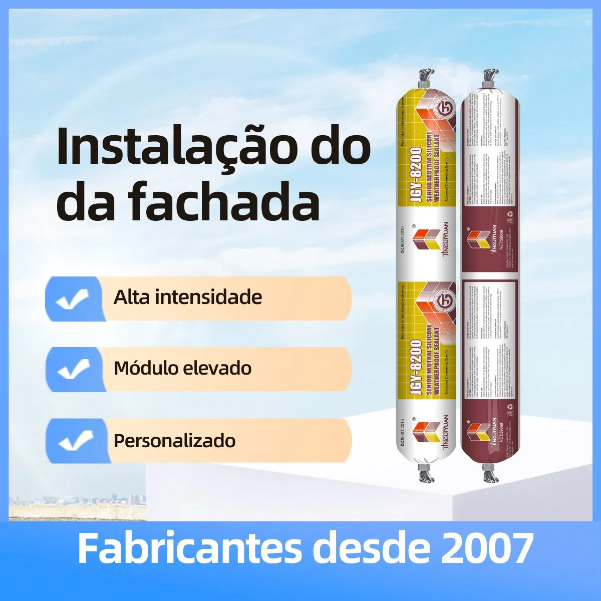 Silicone Impermeavel De Cura Rapida PARA Construcao Selante Universal Flexivel Vedacao Reparo