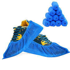 Premium Waterproof PE Shoe Covers for Medical Professionals