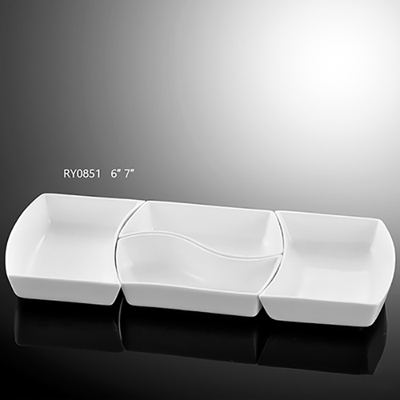 New Arrival Special Design 4 in 1 Dessert Divided Plate