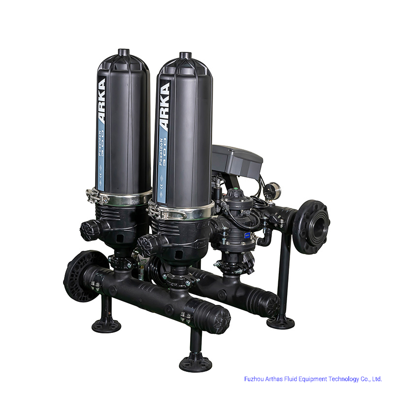 High Micron 3 Inch 2 Unit Farm Irrigation Backwash Disc Filtration System