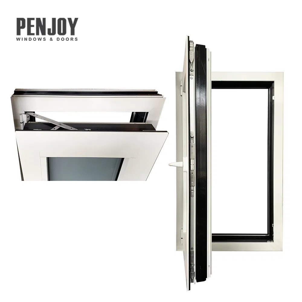 Penjoy High Quality Energy Efficient Thermal Break Aluminum Triple Glaze Passive House Window