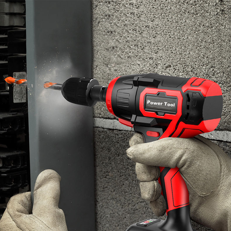 21V Brushless Motor Wrench Set Cordless Impact Wrench Industrial Power-Tool Set