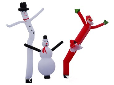 Boyi Inflatable Christmas Dancer Inflatable Santa Air Dancer Sky Waving Man
