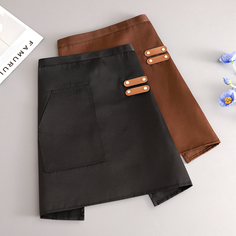 Simple Waterproof Customization Cooking Kitchen Canvas Half Body Apron