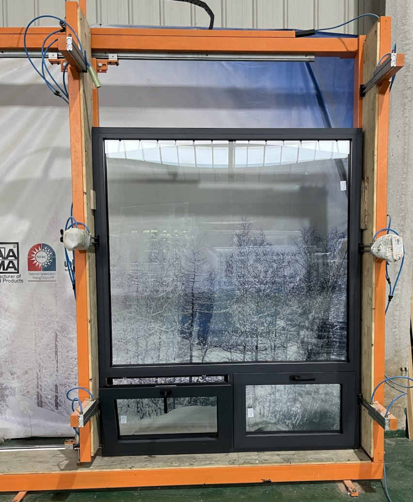 Penjoy Tempered Glass Soundproof Triple Pane Tilt Only Window Exterior