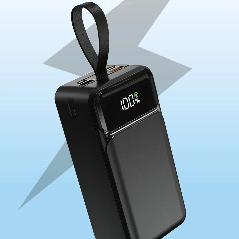 Trending Product Electronic Portable LCD Digital Power Banks Pd 22.5W Fast Charging Wholesale 30000mAh Power Bank