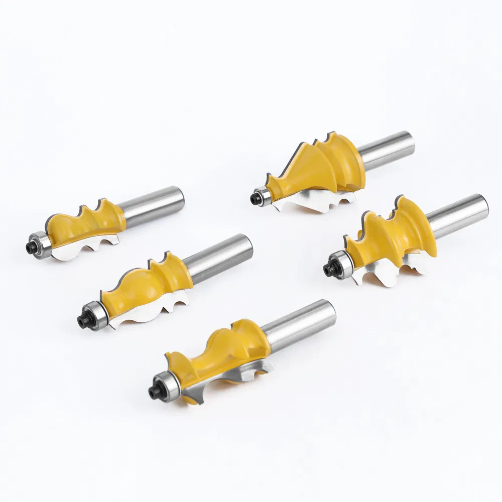 Woodworking High Speed Steel Rotary Burr 5PCS Woodworking Milling Cutter