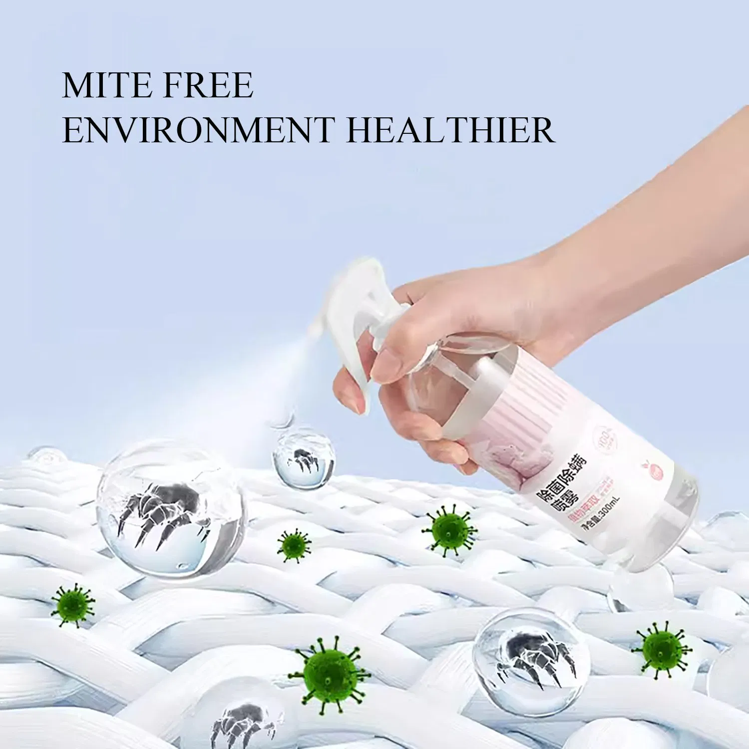 Ultimate Anti-Mite Spray for Bedding and Clothing Protection