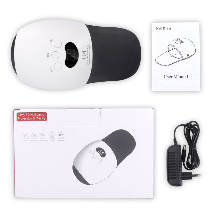 Automatic Sensor LED Light Nail Lamp 48W Cure Nails Gel Polish Machine 3 Timer Setting