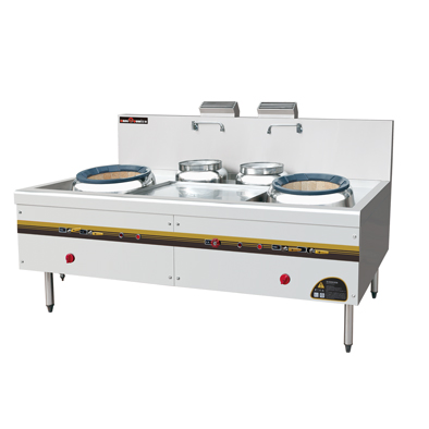 Single or Double Headed Commercial Kitchen Appliance Electromagnetic Induction Stove Cooker