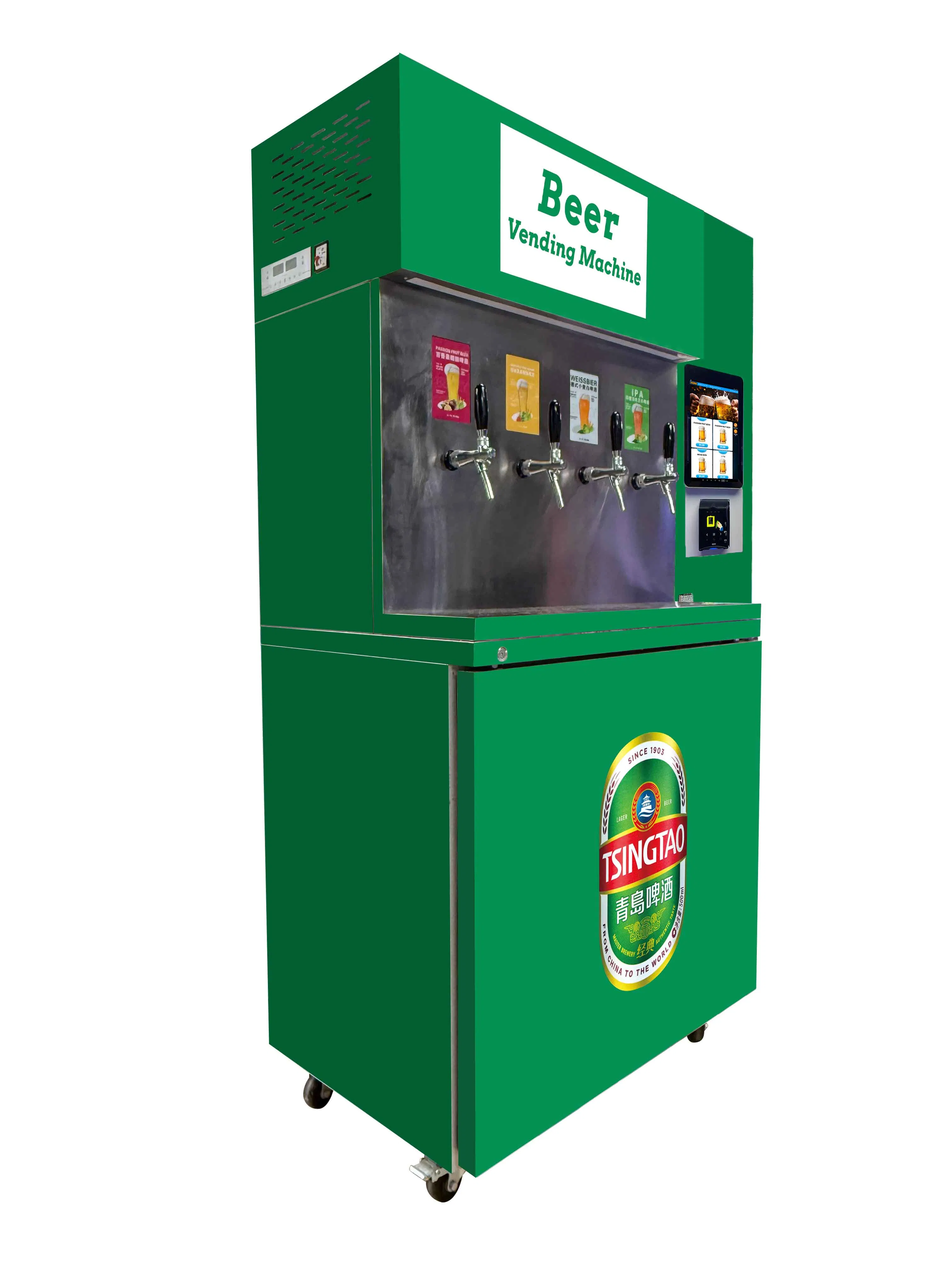 Weimi Self-Service Fresh Draft Alcohol Beer Vending Machine with Tap & Dispensing System