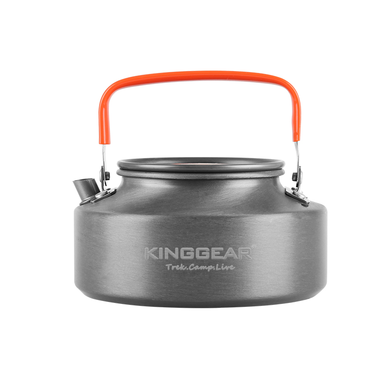 Kinggear Portable Picnic Kettle Pot 1.1 L 1.5L 2.0L Camping Kettle Outdoor Camping Teapot