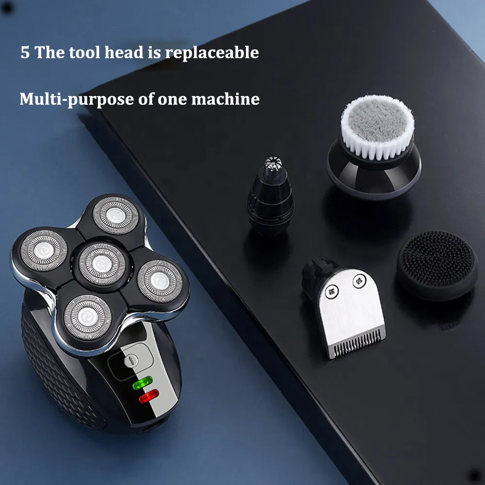 5-in-1 Razor Electric Shaver 5 Blades Multi-Functional Men's Hair Nose Hair Trimmer