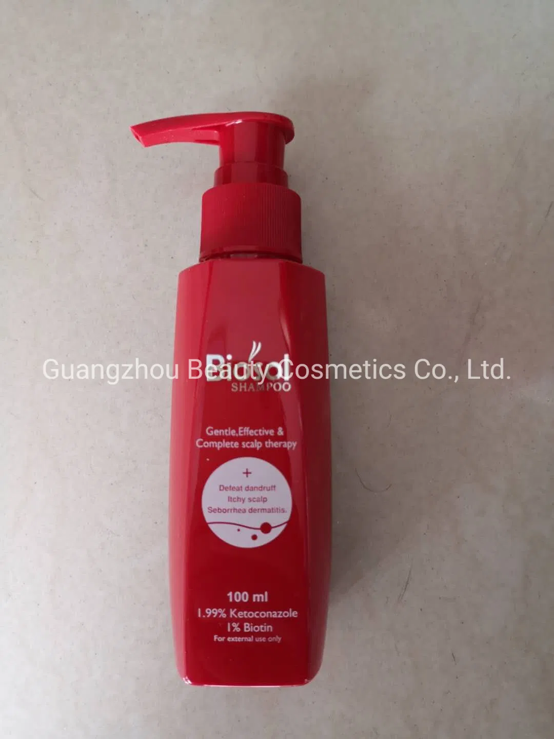 Private Label 100ml Anti Dandruff Shampoo with 1.99% Ketoconazole