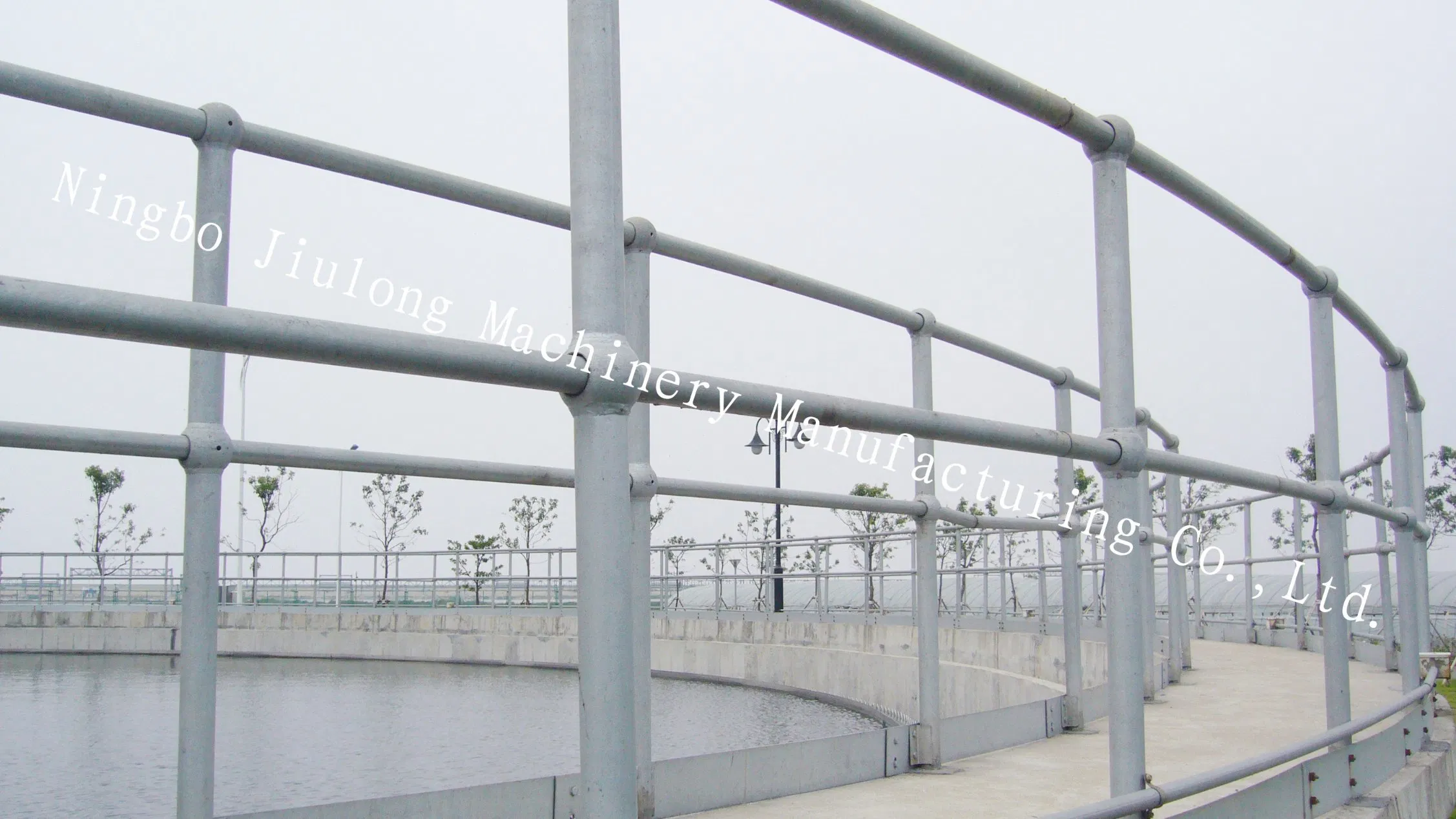 Hot-DIP Galvanized Ball Joint Steel Bar Railing Stanchion for Construction
