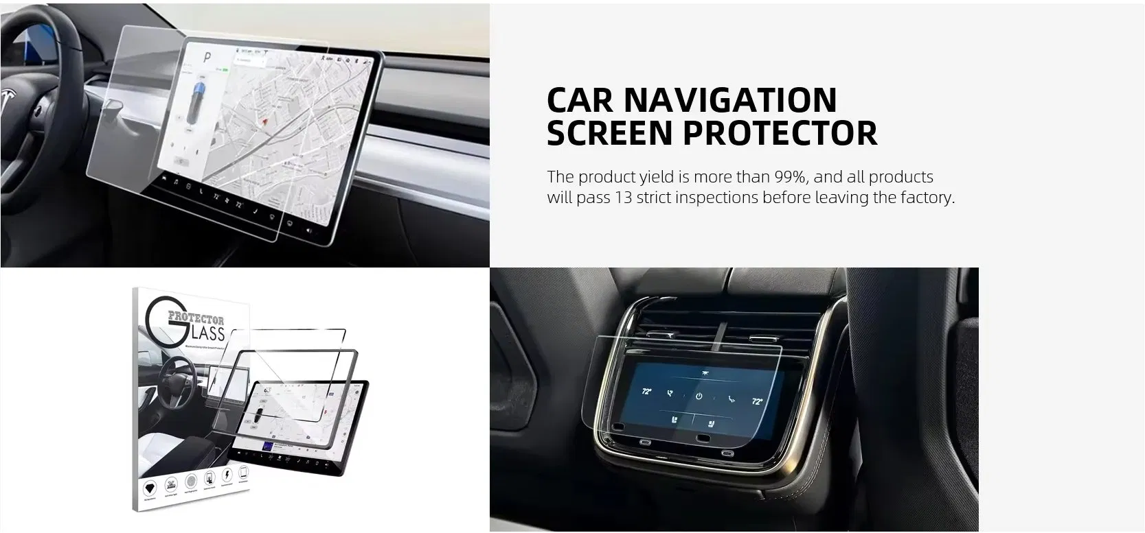 Защитное стекло 9H для Chevrolet Silverado, Colorado