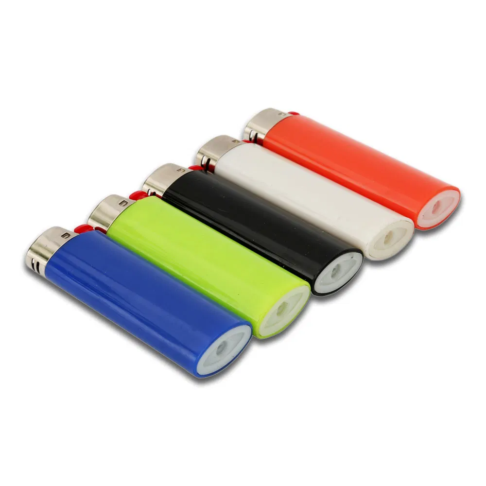 USA in-Stock Custom Logo Lighter Leak-Proof Sealed Disposable Bi Lighter