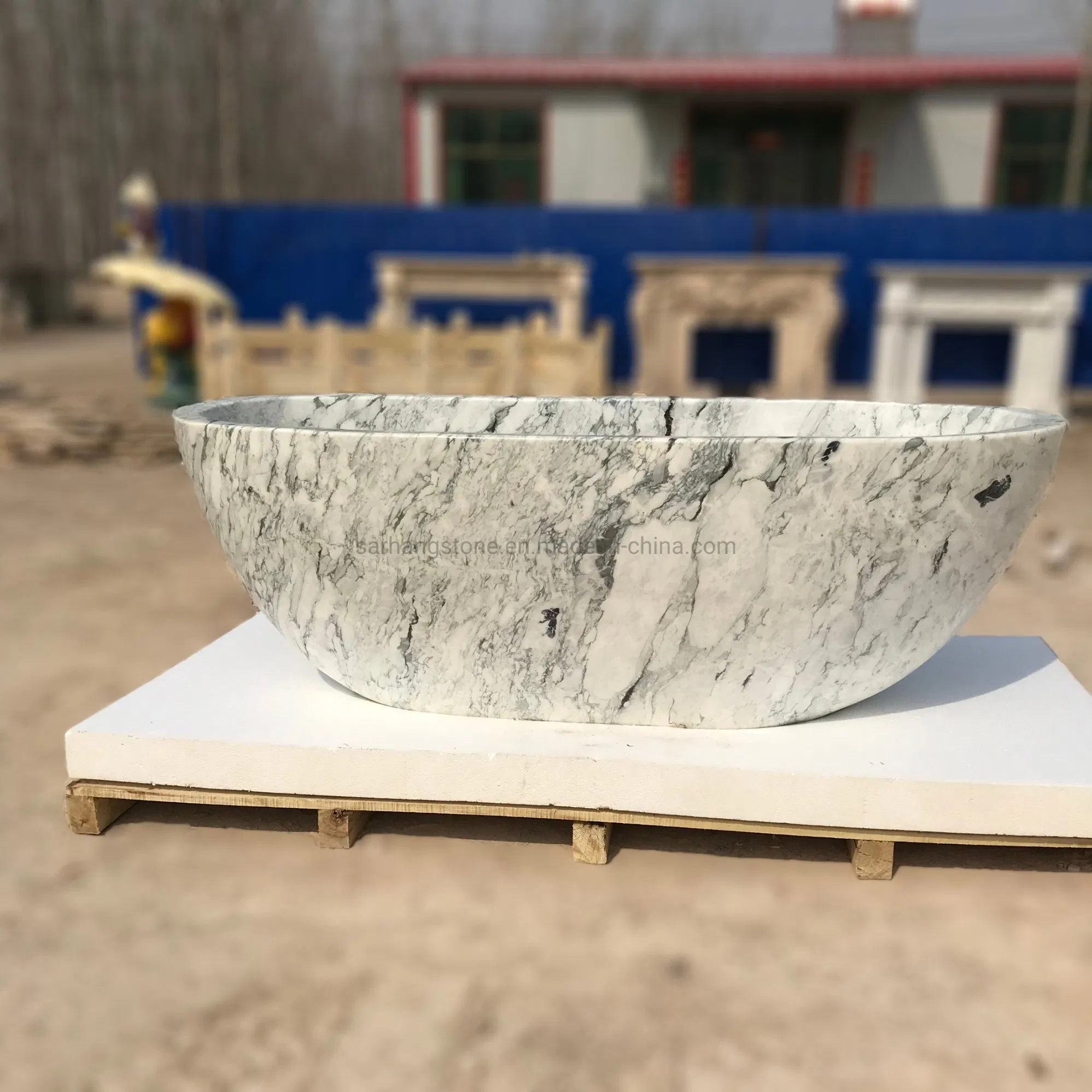 Мраморная ванна ручной работы