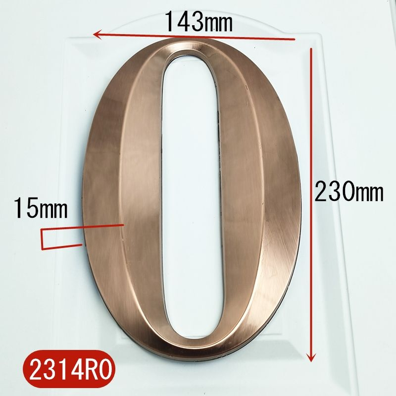 Customized Door Plates for Home Gates Hotel Room Personalized Digits House Number Letter Door Number Sign