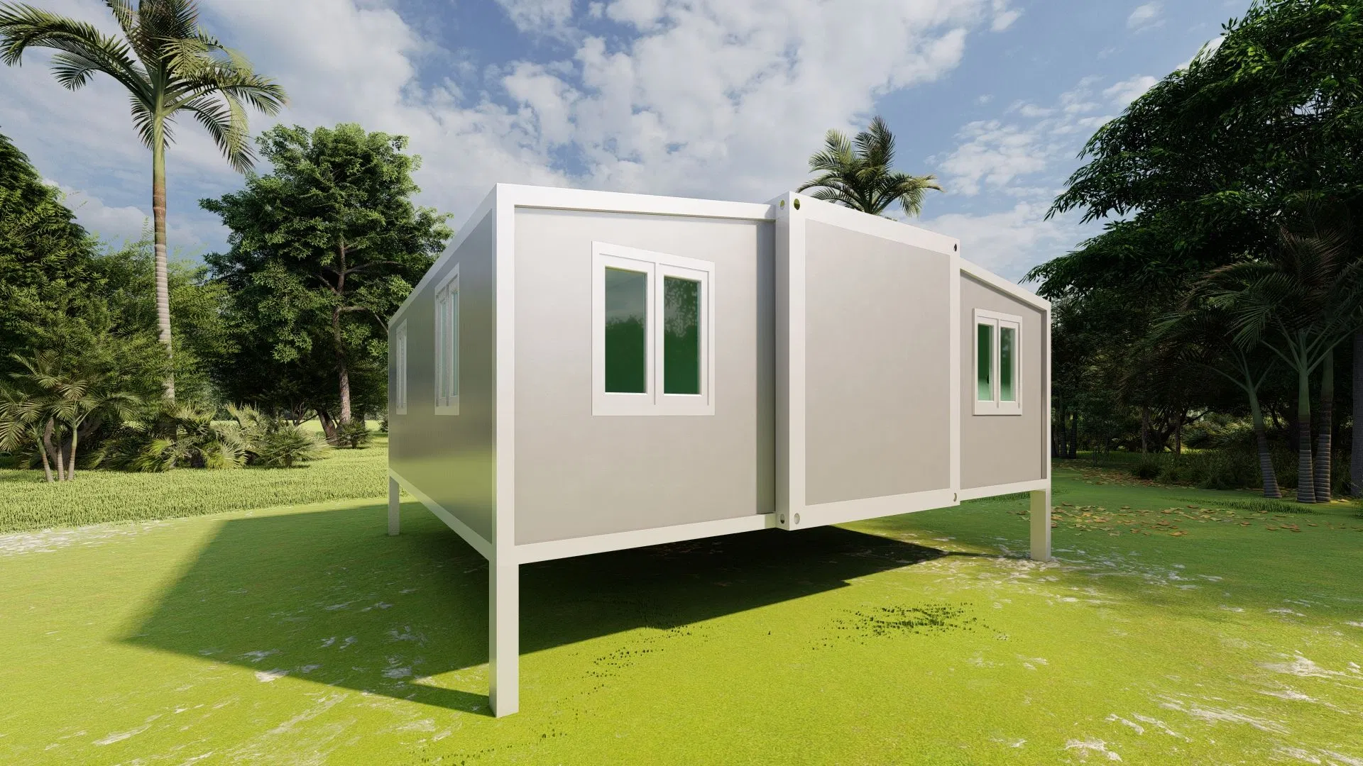Office Building Prefabricated Modular House Security Foldable Container Home