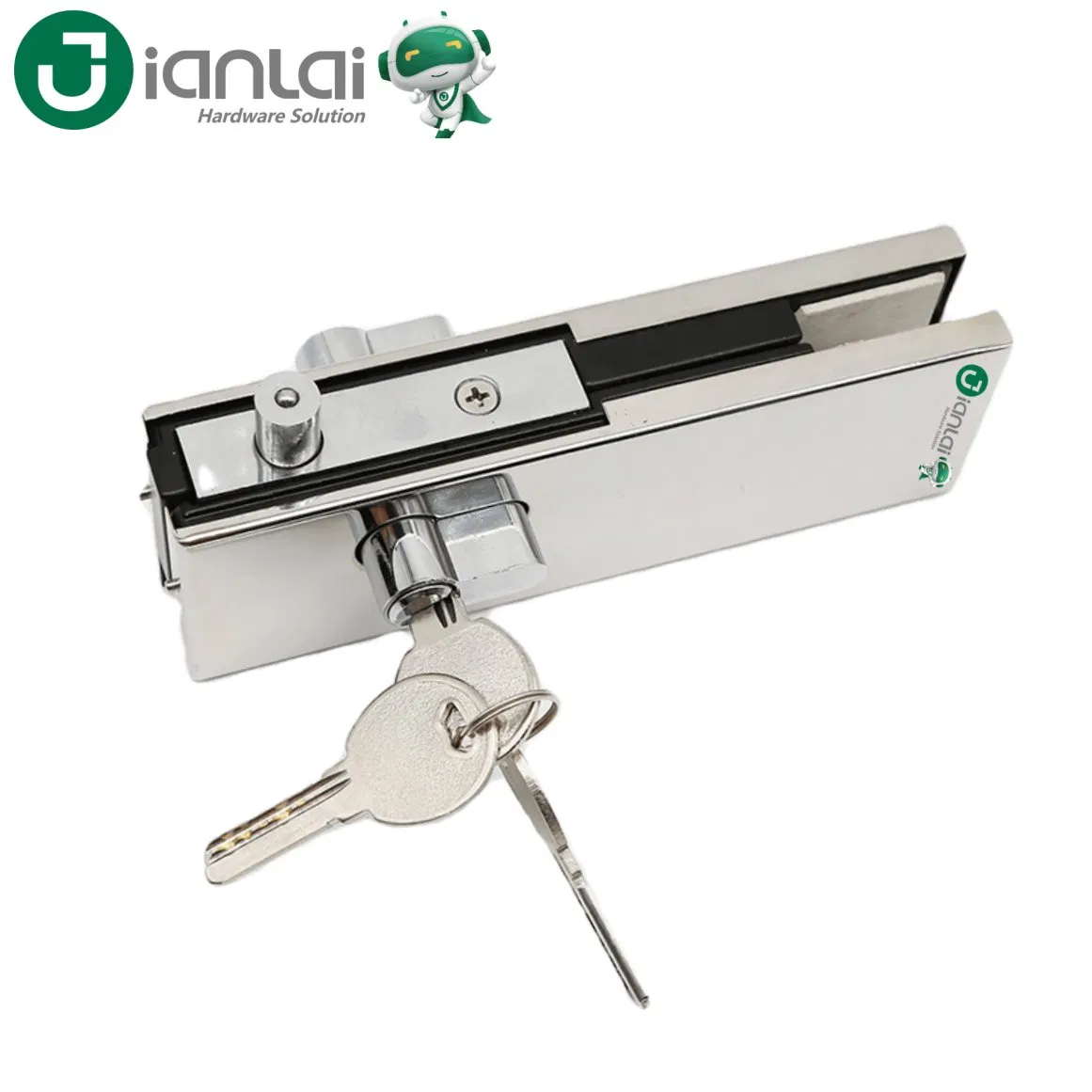 Security Patch Lock Mortise Fittings for Glass Door Lock Patch Fitting