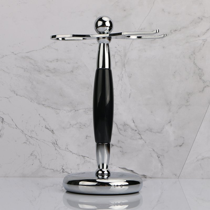 Zinc Alloy Wholesale Straight Razor Stand, Shaving Brush Stand