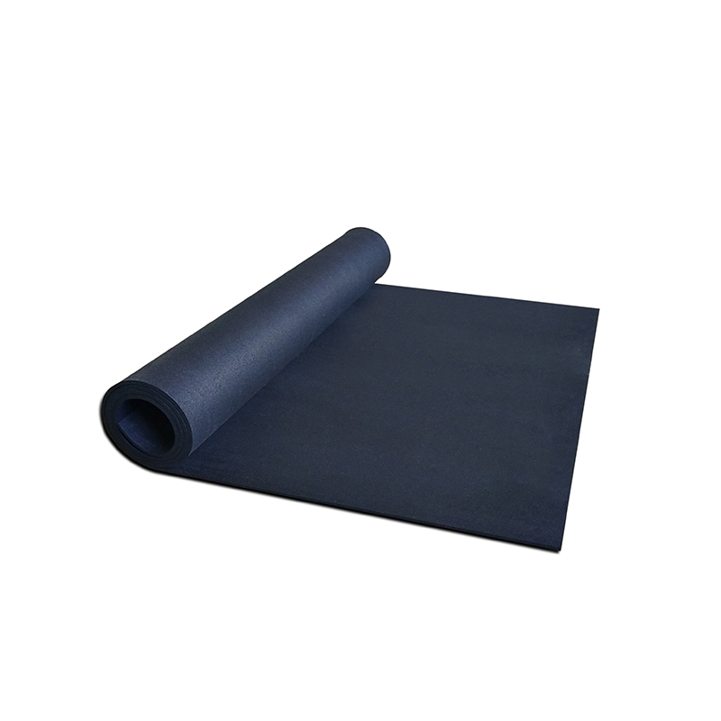 Industry Leading Eco-Friendly Rubber Gym Flooring Roll Black SBR Rubber Roll Anti-Slip Gym Floor Rubber Roll