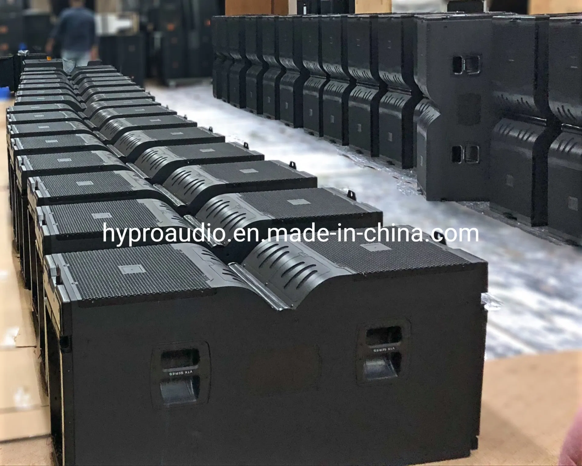 High Quality Stage Truss and Dual 15 Inch Three Way Line Array Speaker with Speaker Tower Truss