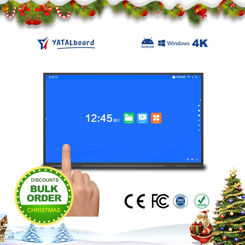 Christmas 43 Inch Android 11 LED Smart TV Screen Touch Screen Monitor with 20 Points