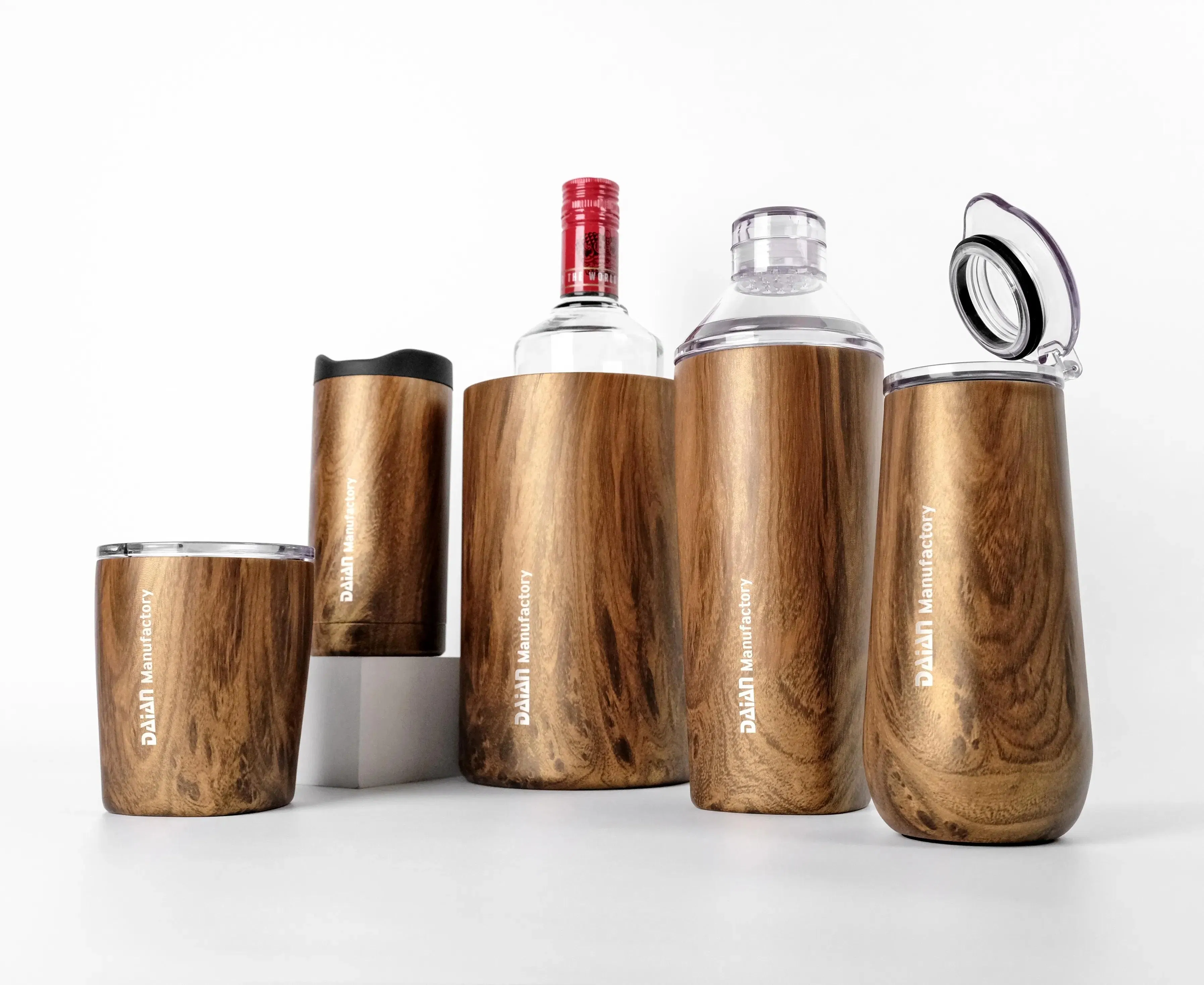 Шейкер-стакан 600 мл с двойными стенками и крышкой Tritan