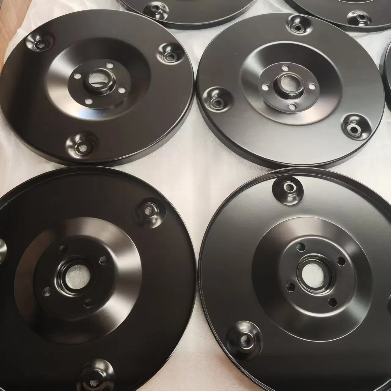 Heavy-Duty Solid Rubber Trolley Wheel with Durable Precision Bearings