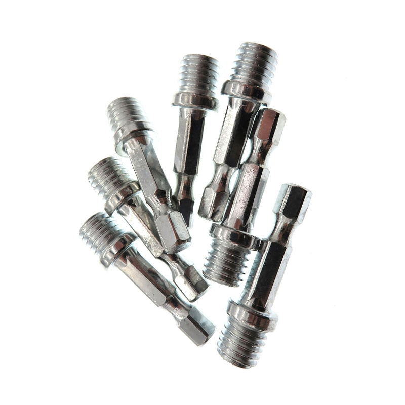 Wholesale Anti-Corrosion Round Hexagonal Electric Drill Connecting Rod Polishing Machine Back Plate Adapter Metal Connecting Rod