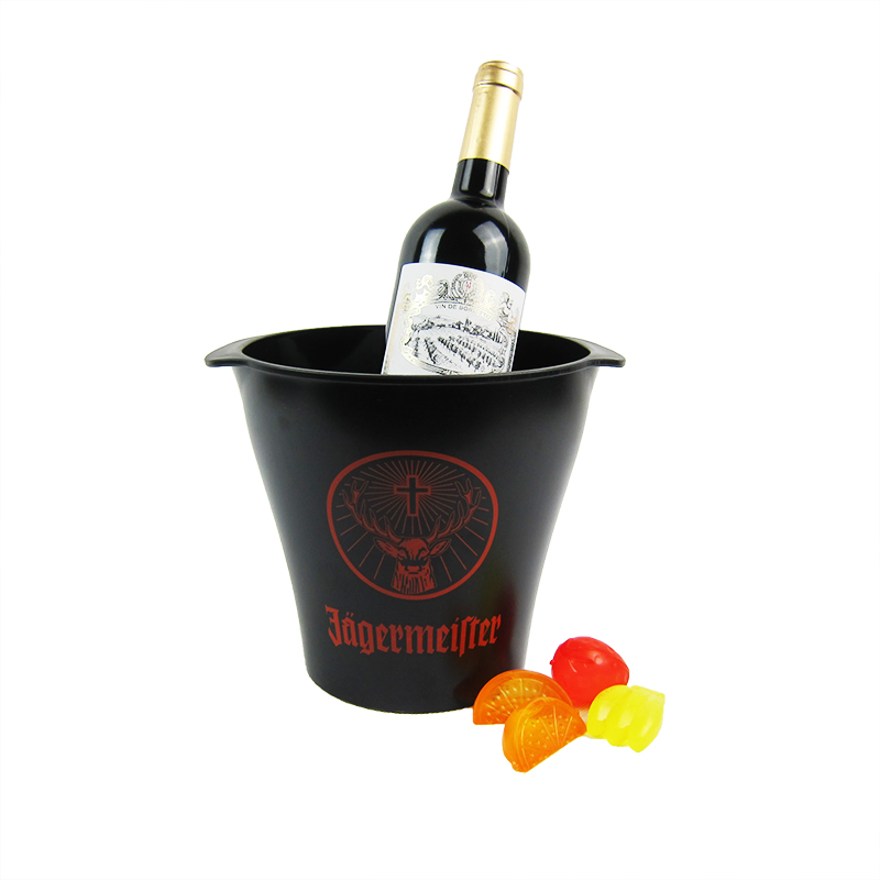 Plastic Pub Wine Bottle Cooler Ice Bucket