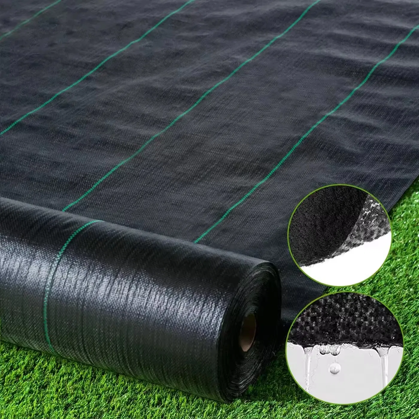 Woven Gardening Mat Landscape Fabric Weed Control Plastic Anti Grass Ground Cover Cloth