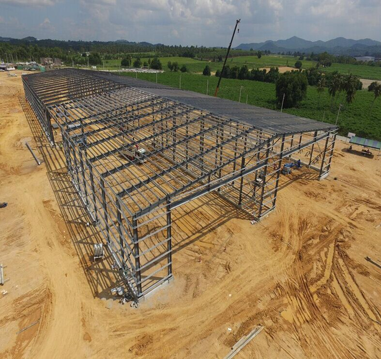 Peb Prefabricated Engineering Building Material Steel Construction Workshop Hangar Hall Warehouse
