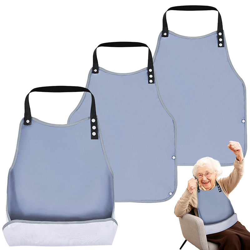 High Quality Adult Terry Cloth Bibs Elderly Anti Pollution Hedley Bennett Apron