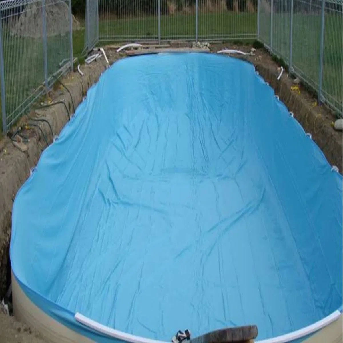 Custom Waterproof PVC Geomembrane for Mining and Fish Pond Engineering Projects