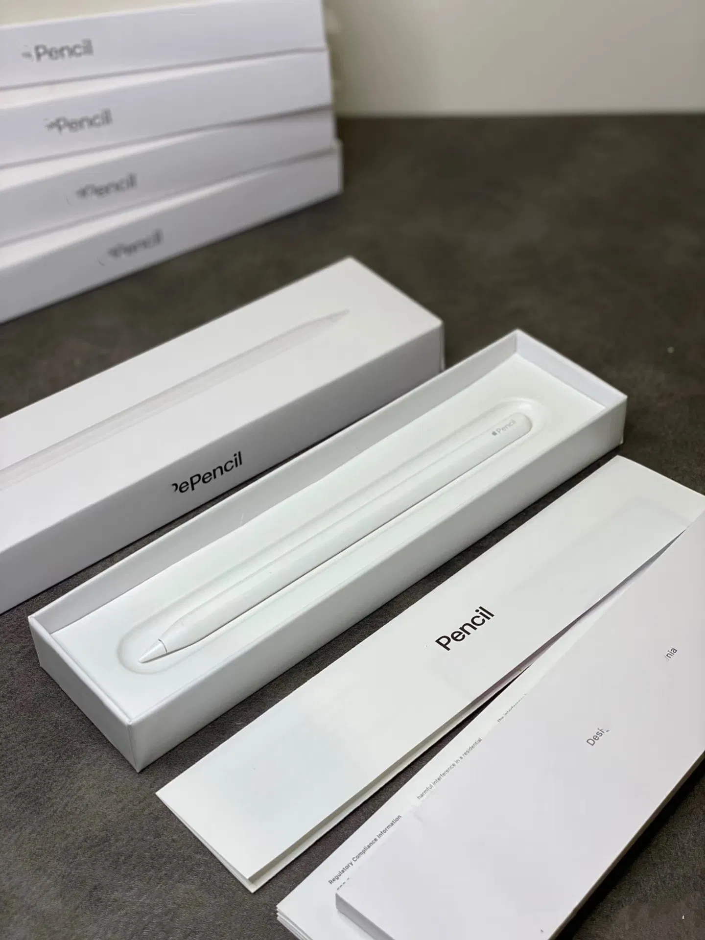 Original Logo Packaging Box Touch Tablet Pencil 2 Pencil 3 for with Magnetic Adsorption Wireless Charge Active Stylus Pen for Pad