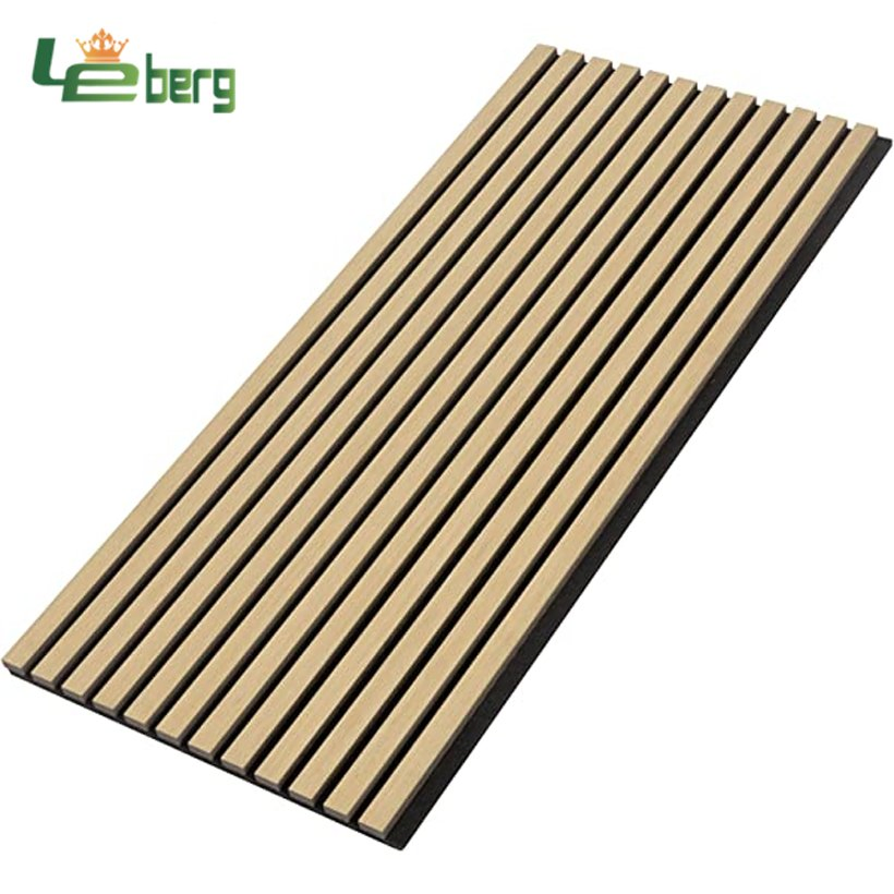 Acoustic Slat Panel Wood Panel Modern Interior Soundproof Decoration Acoustic Wall Panels