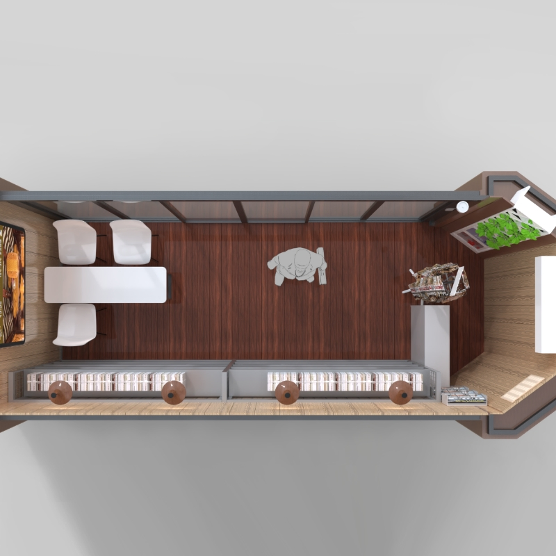 Innovative Tiny House Design with Smart Vending Features