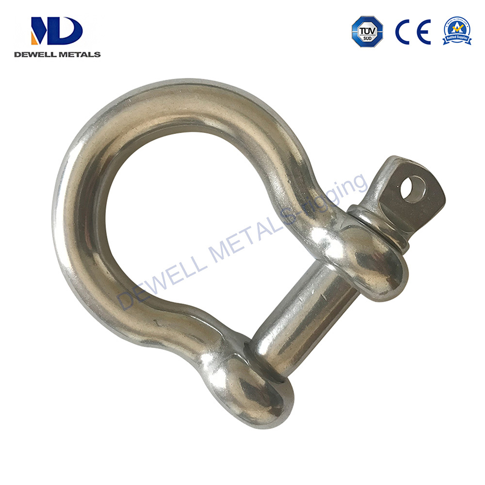 Hot Dipped Galv. G2130 U. S Type Drop Forged Bow Anchor Shackle
