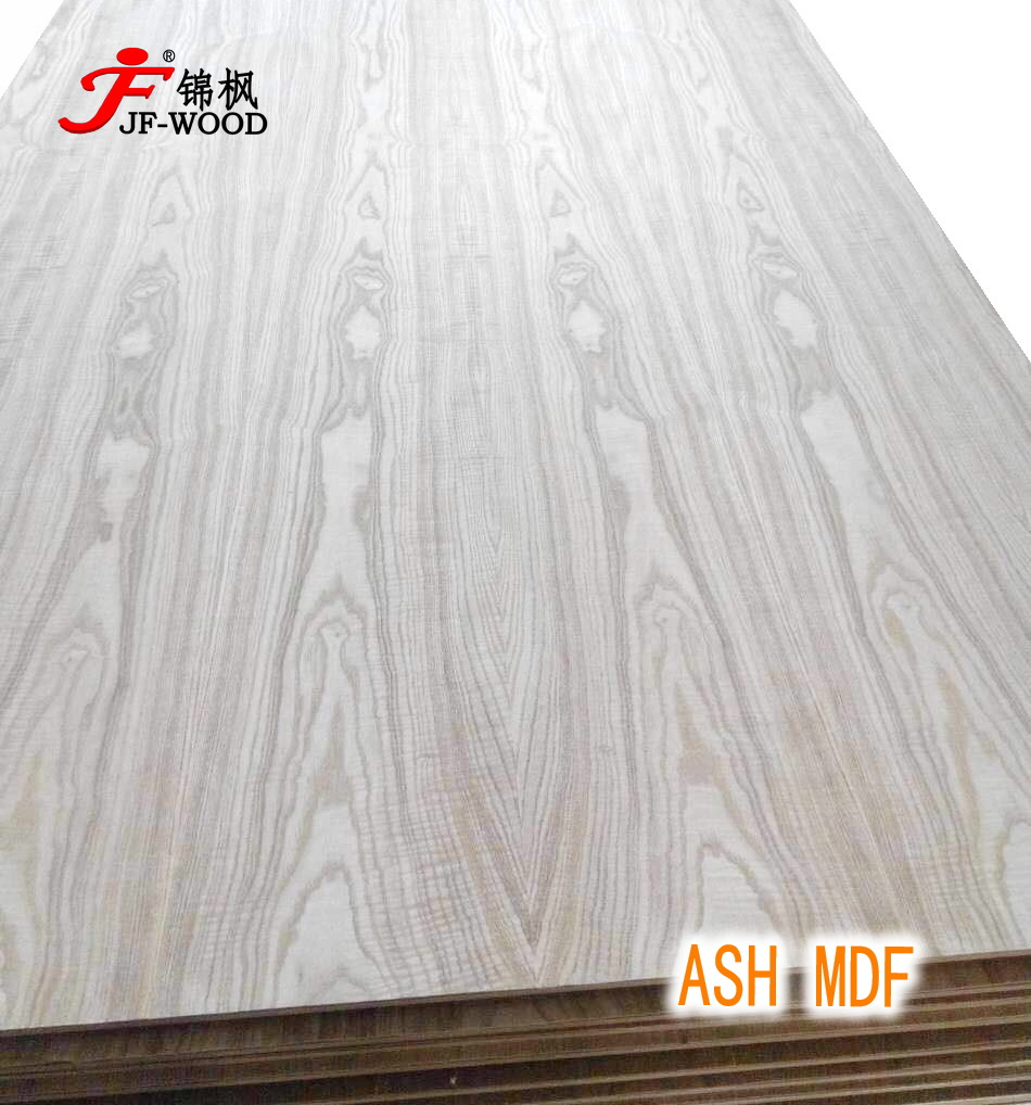 1220*2440mm American Ash Natural Veneer Plywood MDF